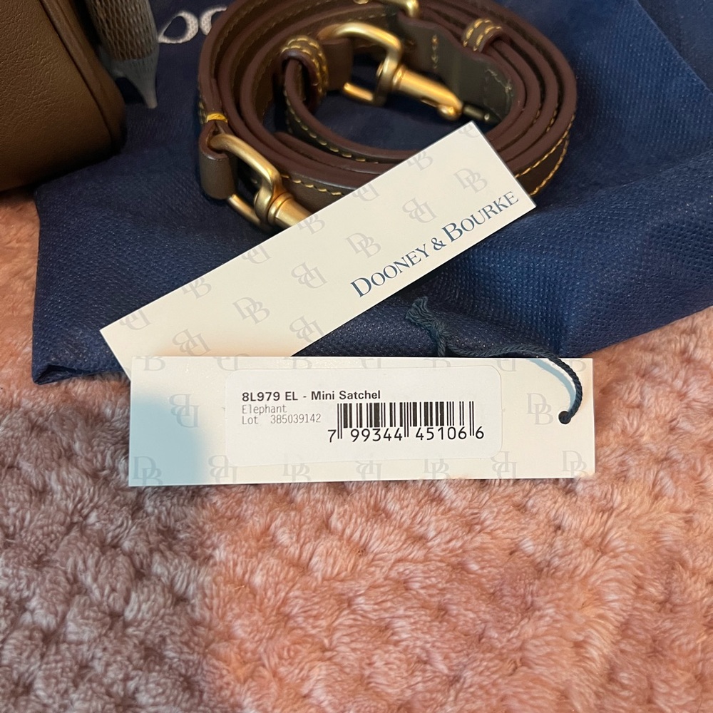 Dooney & Bourke Florentine Leather Satchel - mini - Picture 10 of 12